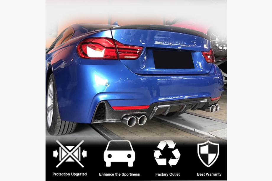 BMW 4 Series F32/F33/F36 2012-2020 Heckdiffusor V1 (für M-Sport, Carbon) Foto 2