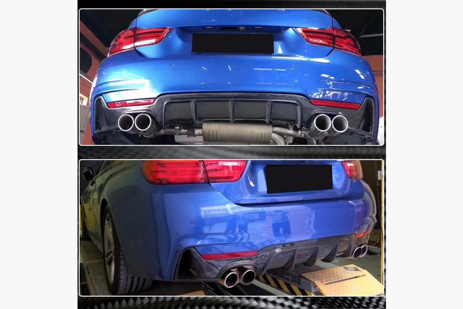BMW 4 Series F32/F33/F36 2012-2020 Heckdiffusor V1 (für M-Sport, Carbon) Foto 3