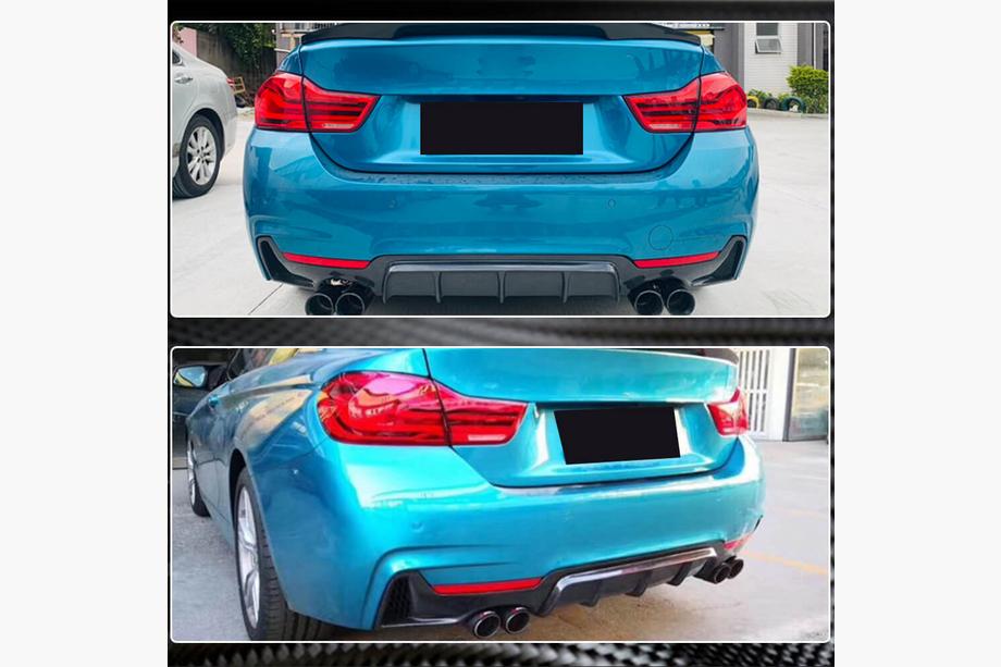 BMW 4 Series F32/F33/F36 2012-2020 Heckdiffusor V1 (für M-Sport, Carbon) Foto 4