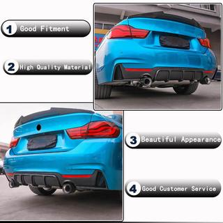 Heckdiffusor V4 (für M-Sport, Carbon) BMW 4 Series F32/F33/F36 2012-2020 Foto 4