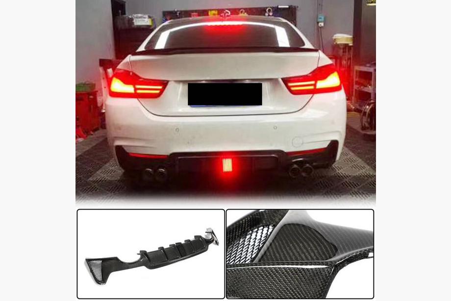 BMW 4 Series F32/F33/F36 2012-2020 Heckdiffusor V7 (für M-Sport, Carbon) Foto 1