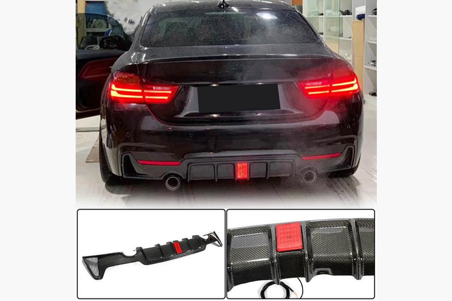 BMW 4 Series F32/F33/F36 2012-2020 Heckdiffusor V8 (für M-Sport, Carbon) Foto 1