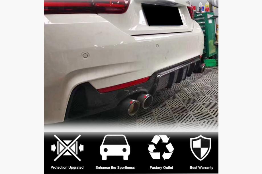 BMW 4 Series F32/F33/F36 2012-2020 Heckdiffusor V8 (für M-Sport, Carbon) Foto 3