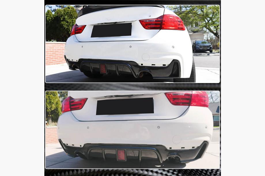 BMW 4 Series F32/F33/F36 2012-2020 Heckdiffusor V8 (für M-Sport, Carbon) Foto 13