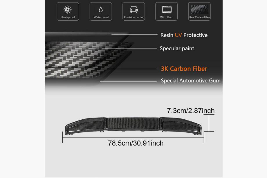 BMW 4 Series G22/23/26 2020- Heckstoßstangendiffusor V1 (für G22/G23 M-Sport, Carbon) Foto 5