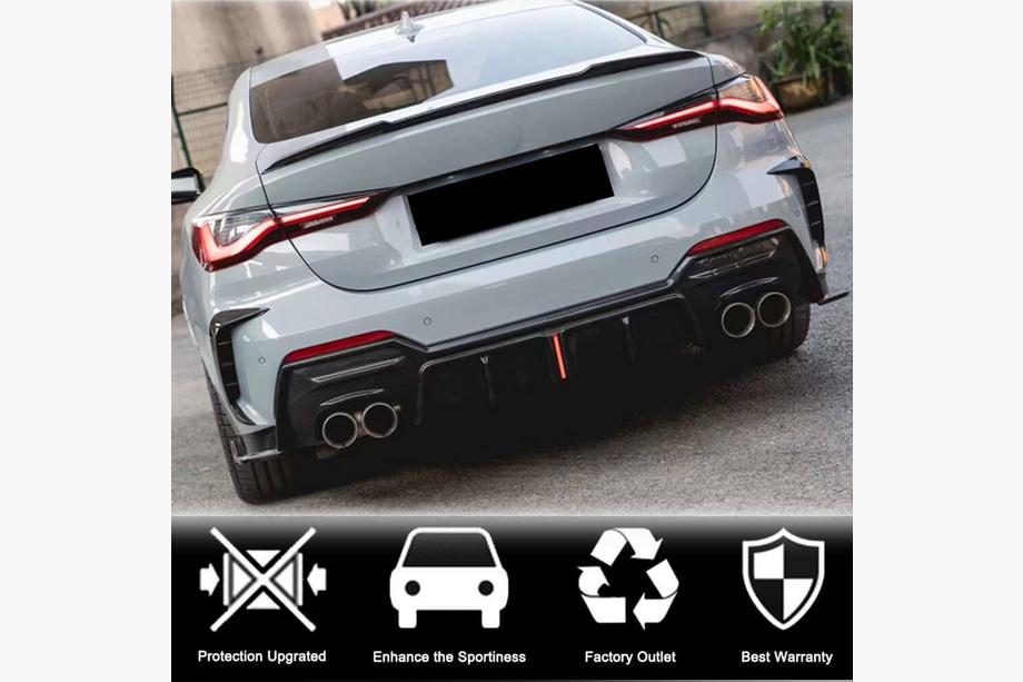 BMW 4 Series G22/23/26 2020- Heckdiffusor V3 für G22/G23 M-Sport, Carbon Foto 2