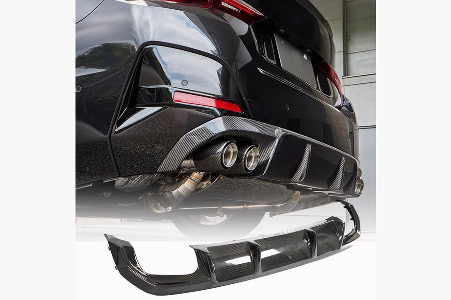 BMW 4 Series G22/23/26 2020- Heckdiffusor V2 (für G26 M-Sport, Carbon) Image