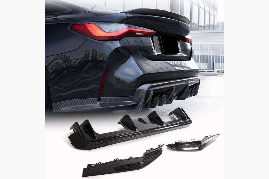 BMW 4 Series G22/23/26 2020- Heckdiffusor V5 (für G82/G83, Carbon) Image