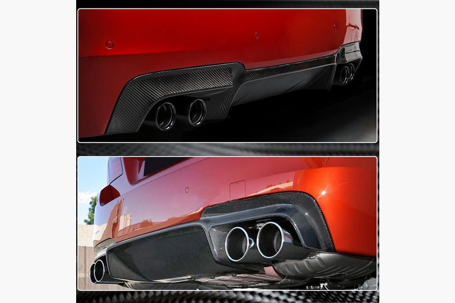 BMW 5 Series F10/F11 2010–2016 Heckstoßstangendiffusor Carbon V4 (für M5) Foto 3