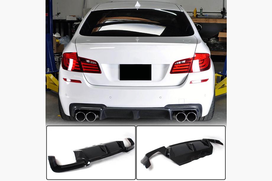 BMW 5 Series F10/F11 2010–2016 Heckdiffusor V4 für F10 M5, Carbon Image