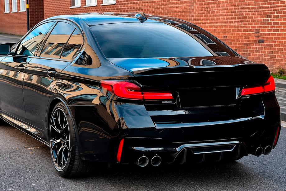 BMW 5er G30/G31 2017–2023 Heckstoßstangen-Diffusor V1 (für M5 F90, Carbon) Foto 1