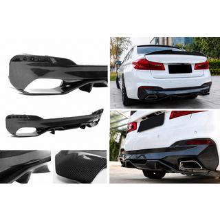 Heckstoßstangen-Diffusor V4 (für M-Sport/M5 F90, Carbon) BMW 5er G30/G31 2017–2023 Foto 1