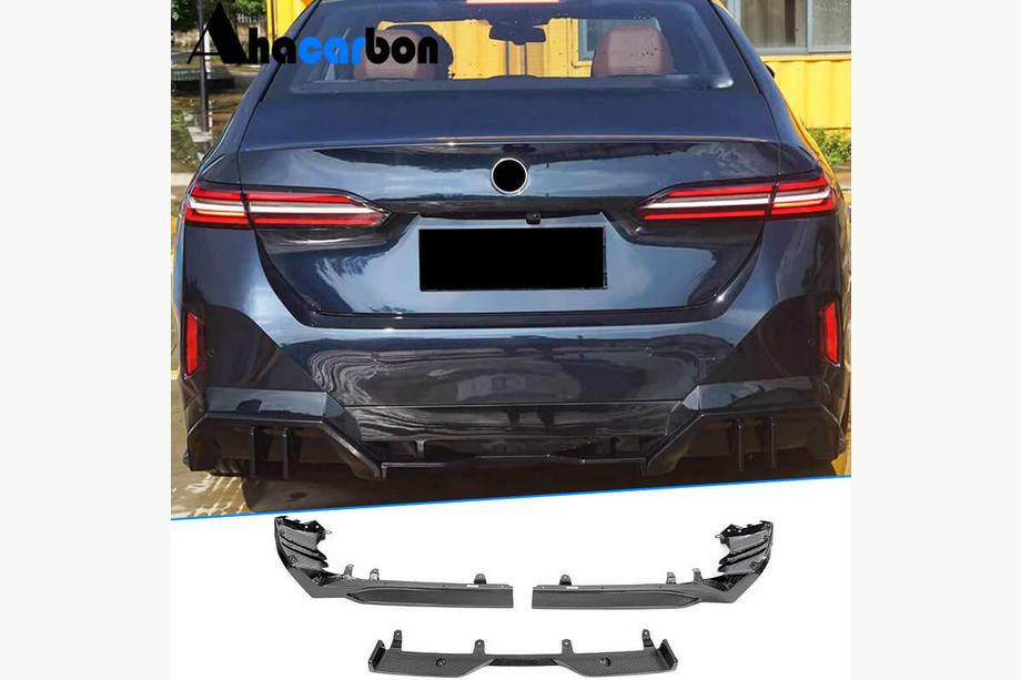BMW 5/i5 Series G60/G60E/G61 2023- Heckdiffusor (für M-Sport, Carbon) Foto 1