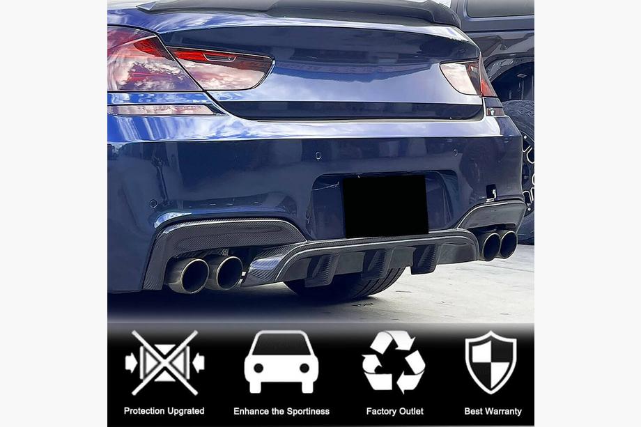 BMW 6 Series F12/F13/F06 2011-2018 Heckdiffusor Carbon V2 (M-Sport) Foto 2
