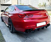 BMW 6 Series F12/F13/F06 2011-2018 Heckstoßstangendiffusor FRP V2 (für M6) Foto 2