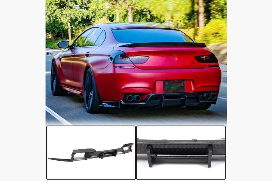 BMW 6 Series F12/F13/F06 2011-2018 Heckstoßstangendiffusor FRP V6 (für M6) Image