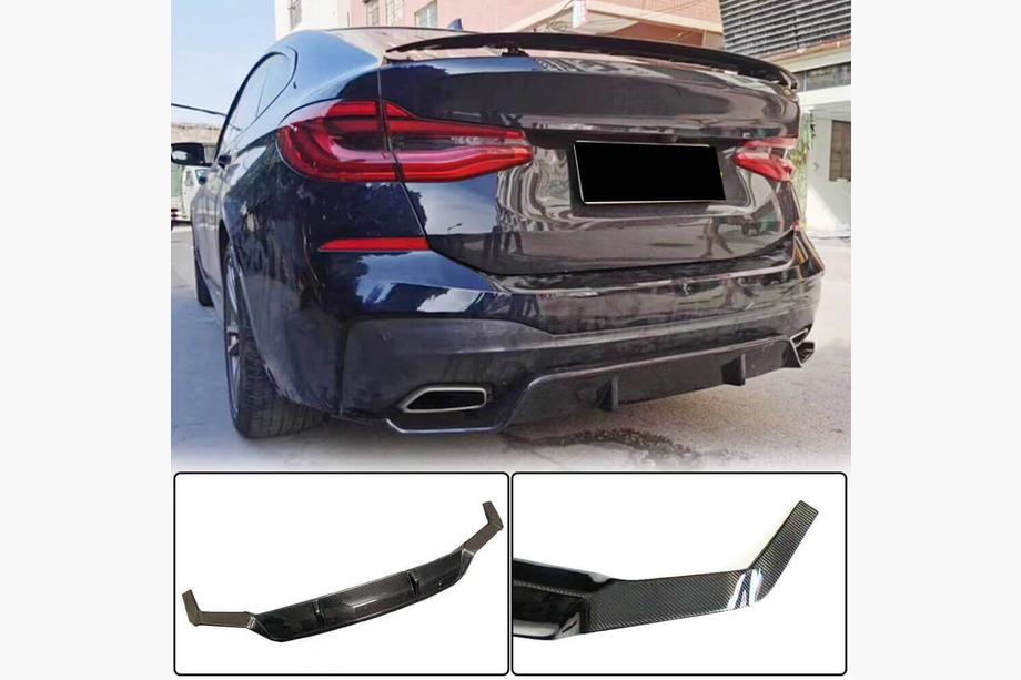 BMW 6 Series G32 2017- Heckdiffusor V1 für M-Sport 2017-2020, Carbon Foto 1