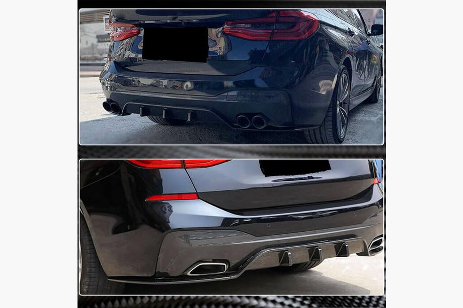 BMW 6 Series G32 2017- Heckdiffusor V2 (für M-Sport 2017-2020, Carbon) Foto 4