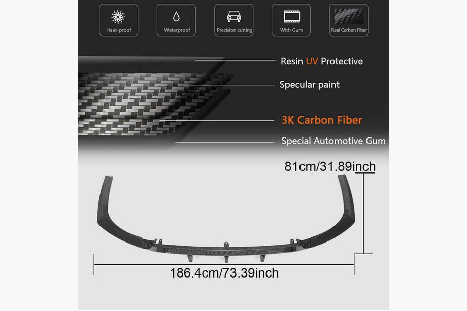 BMW 6 Series G32 2017- Heckdiffusor V2 (für M-Sport 2017-2020, Carbon) Foto 6