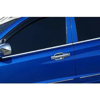 Chrom Fensterleisten seitlich (4 Stk, Edelstahl) SsangYong Action 2005-2018 Foto 1