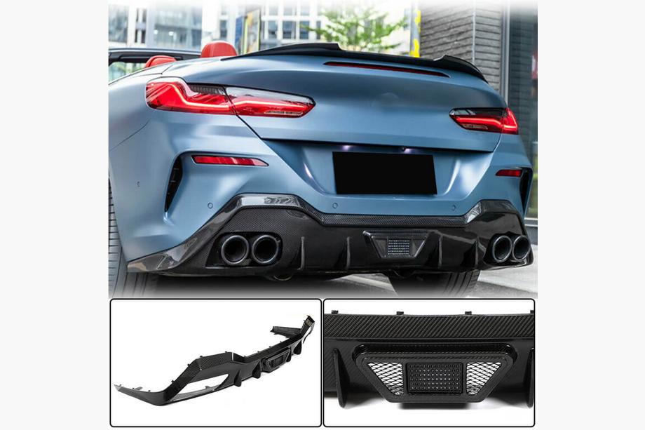 BMW 8 Series G14/G15/G16 2018- Heckdiffusor V1 für G14/G15 M-Sport, Carbon Foto 1