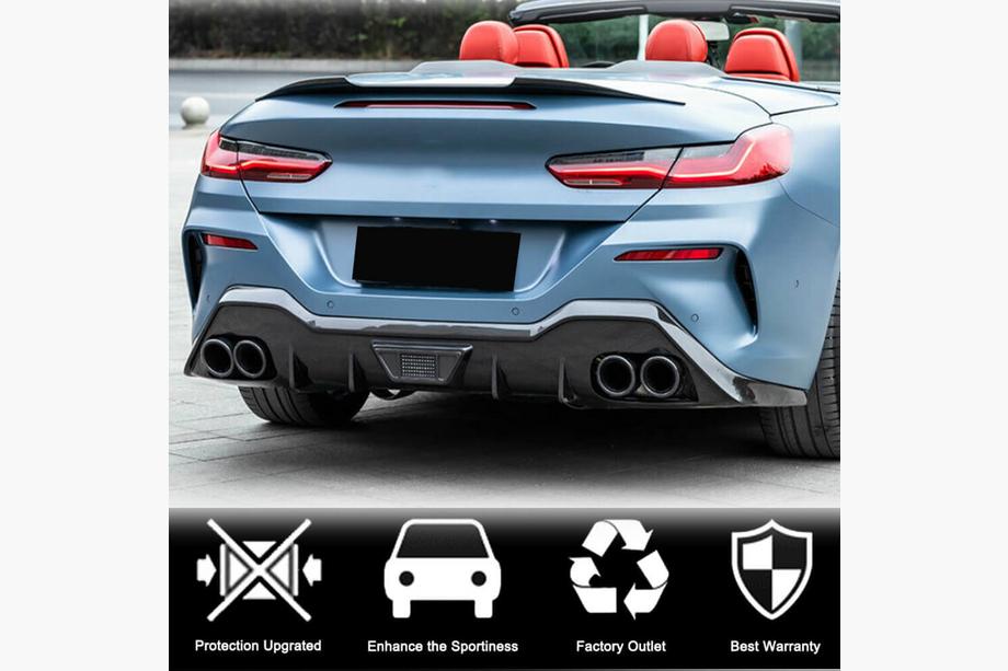 BMW 8 Series G14/G15/G16 2018- Heckdiffusor V1 für G14/G15 M-Sport, Carbon Foto 2
