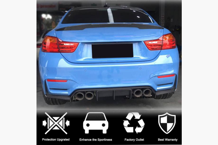 BMW 3 Series F30/F31 2012-2019 Heckdiffusor V4 (für F80, Carbon) Foto 4