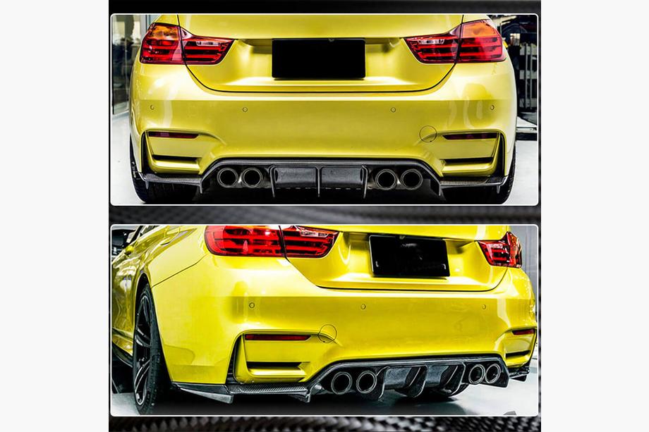 BMW 4 Series F32/F33/F36 2012-2020 Heckdiffusor V4 (für F82/F83, Carbon) Foto 6