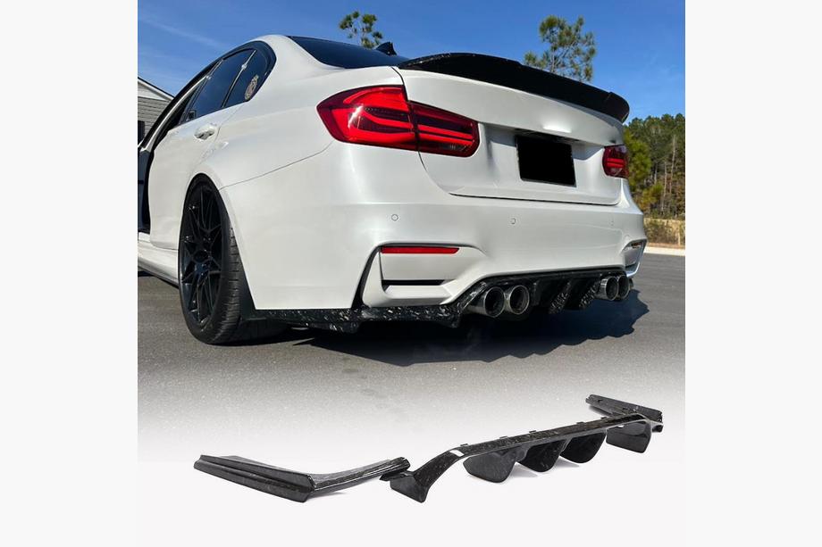 BMW 4 Series F32/F33/F36 2012-2020 Heckdiffusor V5 (für F82/F83, Carbon) Foto 1