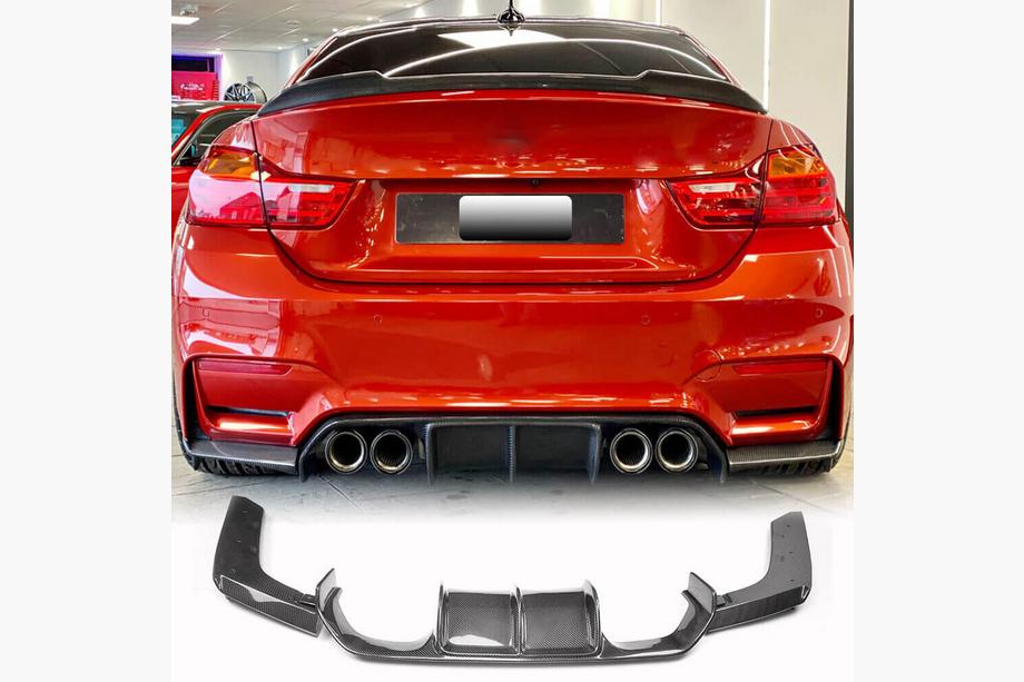 BMW 4 Series F32/F33/F36 2012-2020 Heckdiffusor V5 (für F82/F83, Carbon) Foto 2