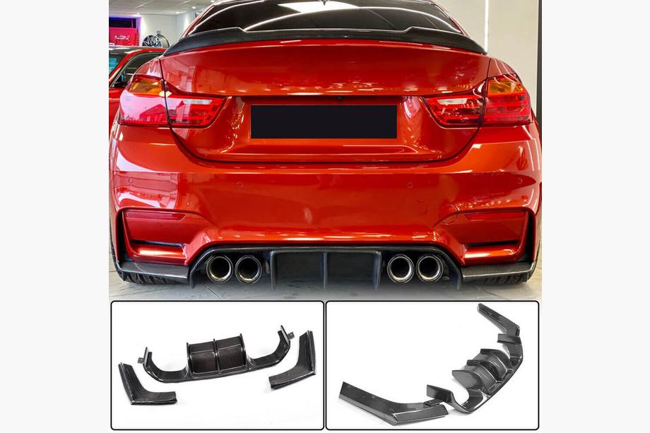 BMW 4 Series F32/F33/F36 2012-2020 Heckdiffusor V5 (für F82/F83, Carbon) Foto 3