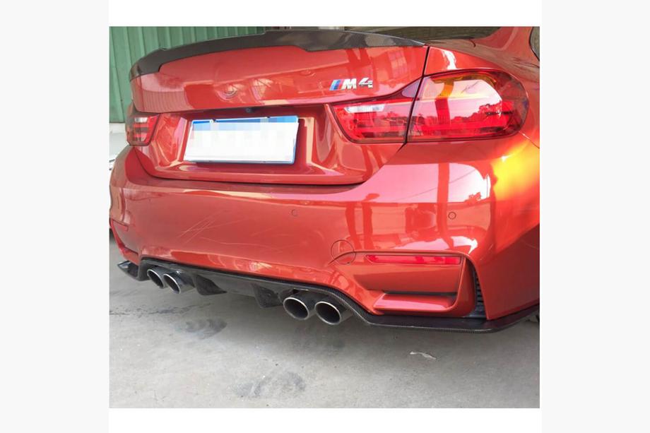 BMW 4 Series F32/F33/F36 2012-2020 Heckdiffusor V3 (für F82/F83, Carbon) Foto 5