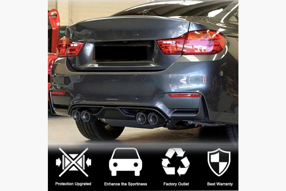 BMW 4 Series F32/F33/F36 2012-2020 Heckdiffusor V7 (für F82/F83, Carbon) Foto 2