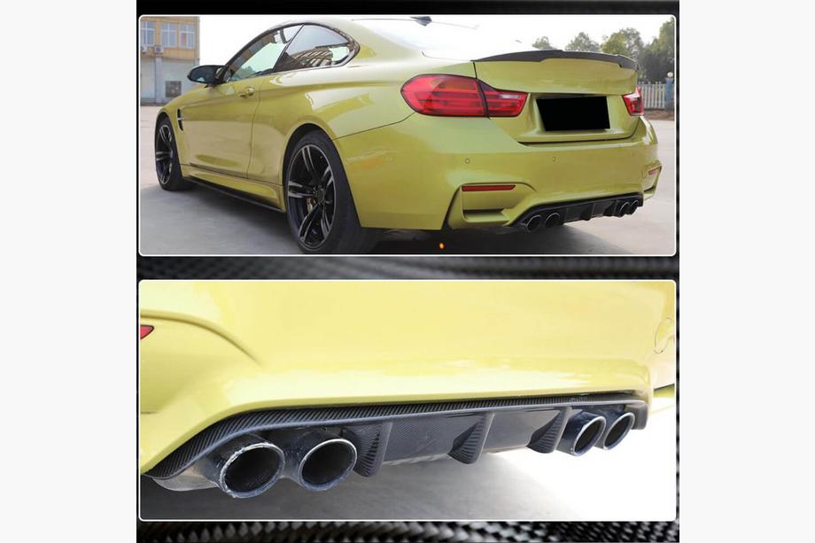 BMW 4 Series F32/F33/F36 2012-2020 Heckdiffusor V10 (für F82/F83, Carbon) Foto 1