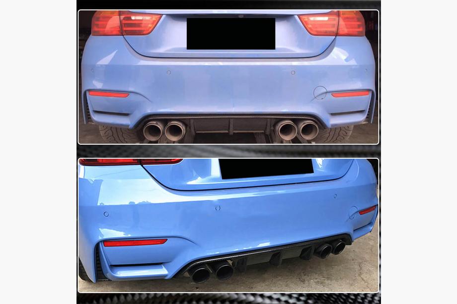 BMW 4 Series F32/F33/F36 2012-2020 Heckdiffusor V10 (für F82/F83, Carbon) Foto 2