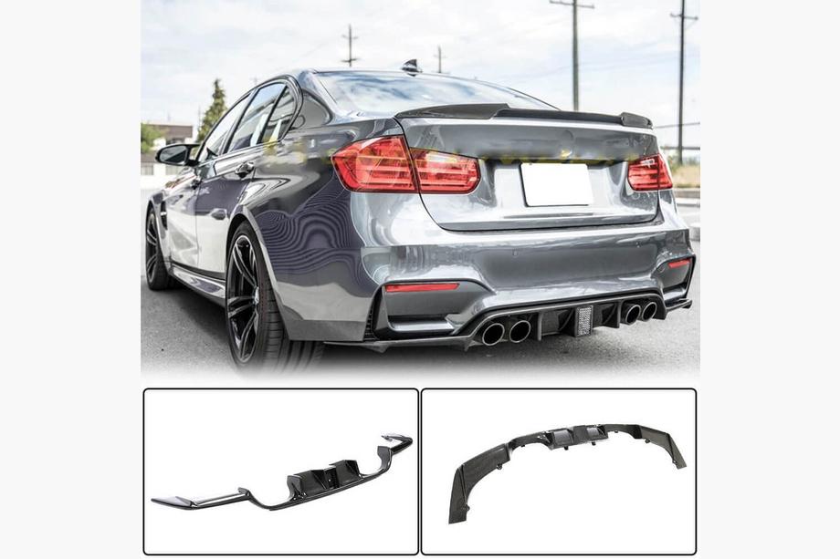 BMW 4 Series F32/F33/F36 2012-2020 Heckdiffusor Carbon V13 (für F82/F83) Image