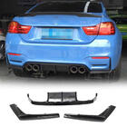BMW 4 Series F32/F33/F36 2012-2020 Heckstoßstangendiffusor Carbon ABS V14 (für F82/F83) Foto 1