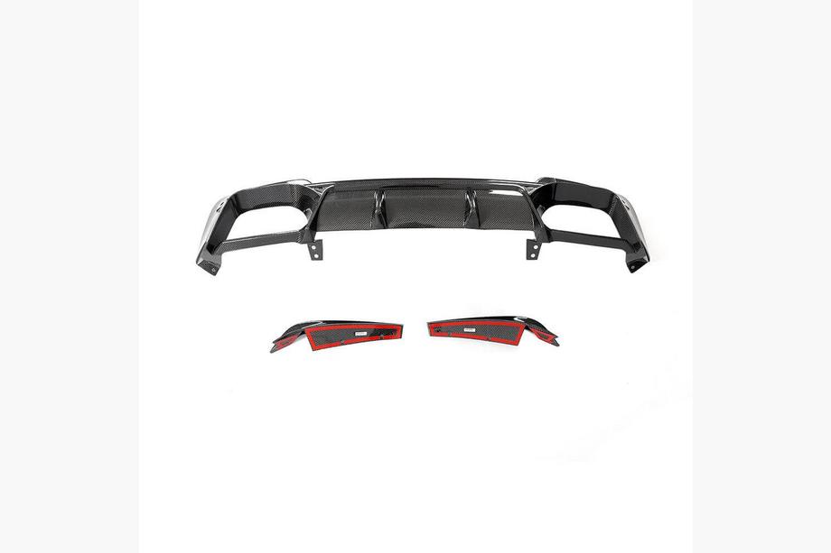 BMW X3 G01 2018- Heckdiffusor V1 für F97 2018-2021, Carbon Image