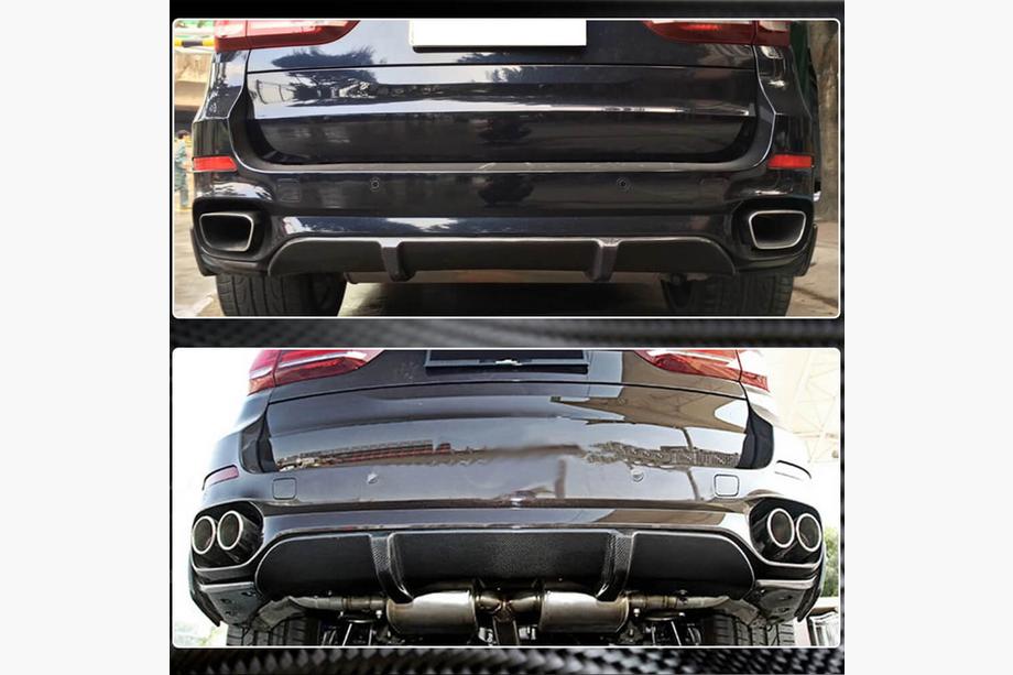 BMW X5 F15 2013-2018 Heckdiffusor V3 (für M-Sport, Carbon) Foto 5