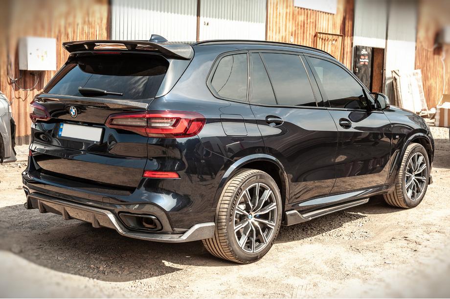 BMW X5 G05 2019–2026 Heckdiffusor V2 (2018-2022, Echtcarbon) Foto 2