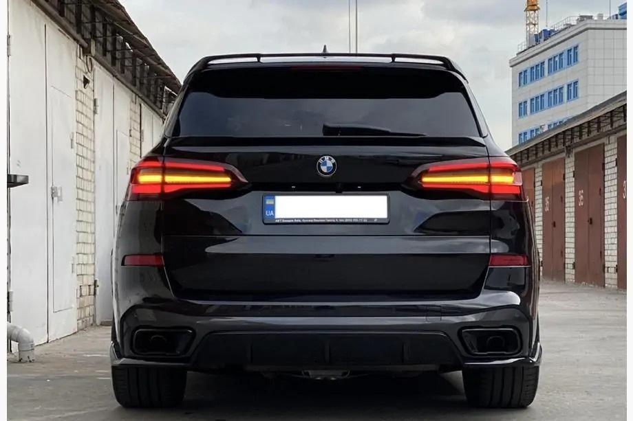 BMW X5 G05 2019–2026 Heckdiffusor V2 (2018-2022, Schwarz Glanz) Foto 8
