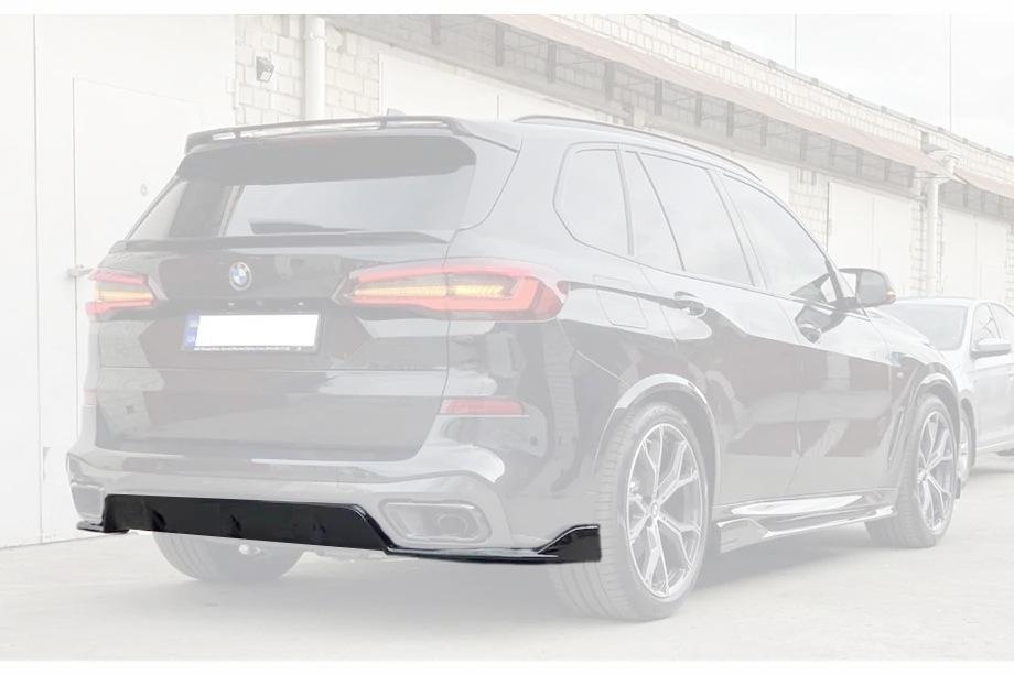 BMW X5 G05 2019–2026 Heckdiffusor V2 (2018-2022, Schwarz Glanz) Foto 1