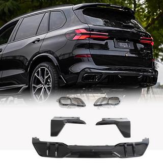 Heckdiffusor V4 (2018-2022, Schwarz Glanz) BMW X5 G05 2019–2026 Foto 1