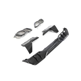Heckdiffusor V4 (2018-2022, Schwarz Glanz) BMW X5 G05 2019–2026 Foto 4