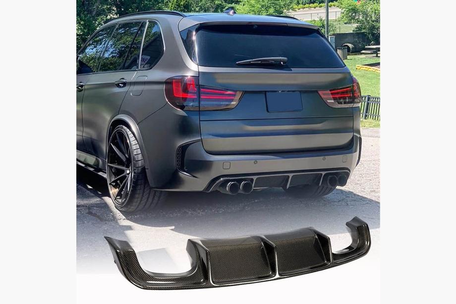 BMW X5 F15 2013-2018 Heckdiffusor V2 (für F85, Carbon) Image