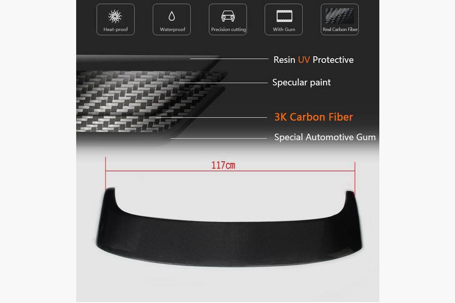 BMW X5 F15 2013-2018 Heckscheibenspoiler Carbon V3 Foto 4