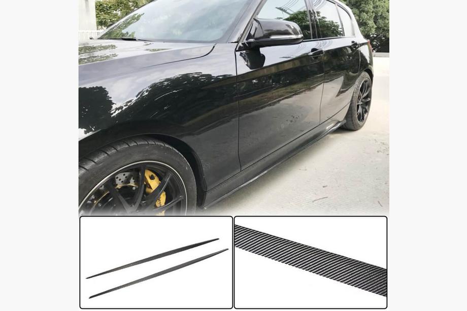 BMW 1 Series F20/F21 2011-2019 Schwellerverkleidungen (für M-Sport 2015-2019, Carbon) Foto 1