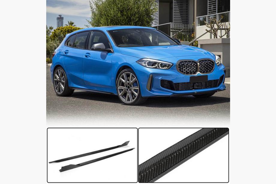 BMW 1 Series F40 2019-2024 Schwellerleisten Aufsätze (für M-Sport, Carbon) Foto 1