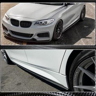 Schwellerleisten Aufsätze (für M-Sport, Carbon) BMW 2 Series F22/F23 2014-2021 Foto 3