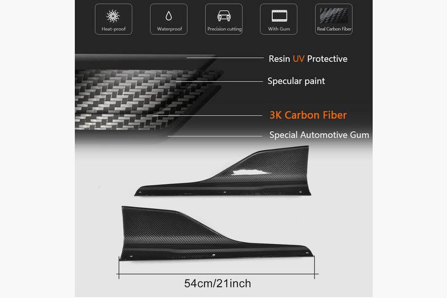 BMW 2 Series F22/F23 2014-2021 Schwellerleisten V3 (für F87, Carbon) Foto 6